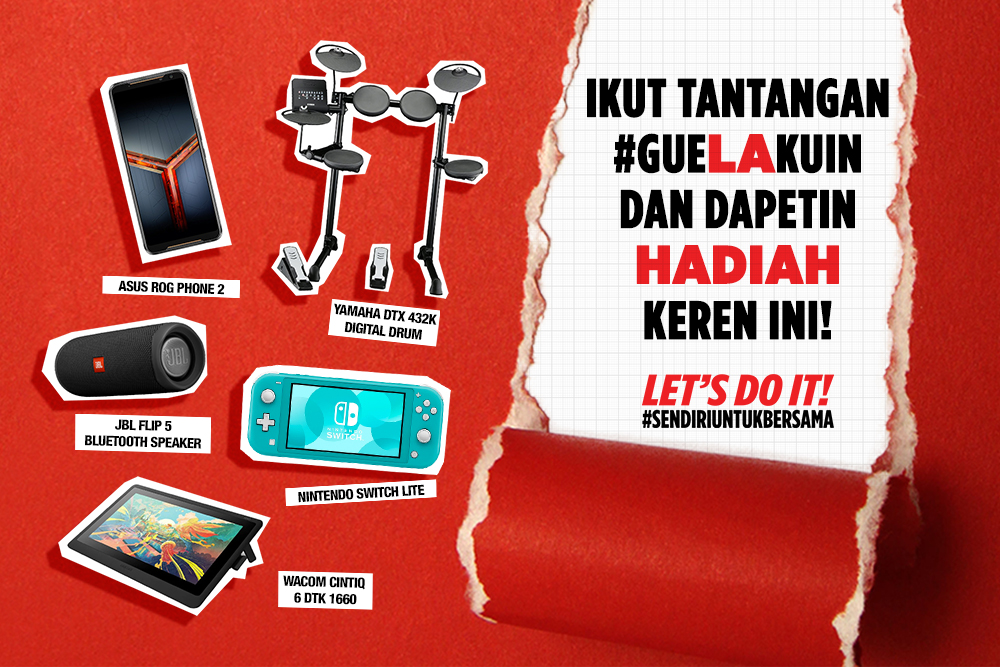 Dapat Hadiah dengan #DiRumahAja? Bisa Banget Bro!